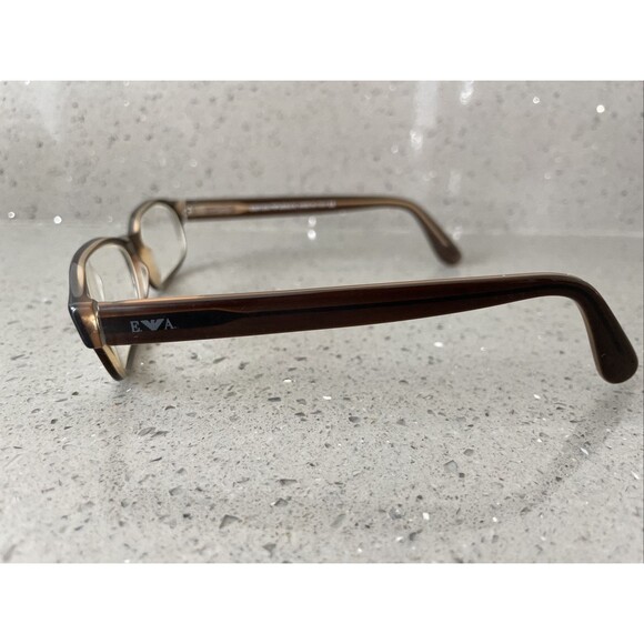 Emporio Armani 610 312 Black 54-17-140 Plastic Eyeglasses Frames ONLY Italy - Picture 3 of 13